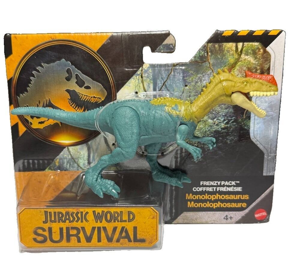 Jurassic World Survival Monolophosaurus Frenzy Pack Mattel NIP